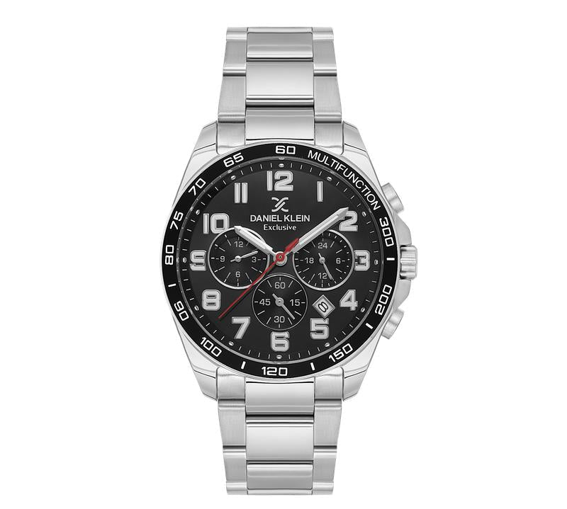 Daniel Klein Exclusive Black Dial Multifunction Watch