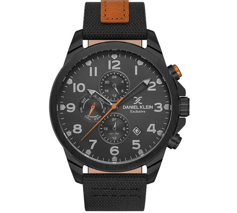 Daniel Klein Exclusive Black Dial Multifunction Watch