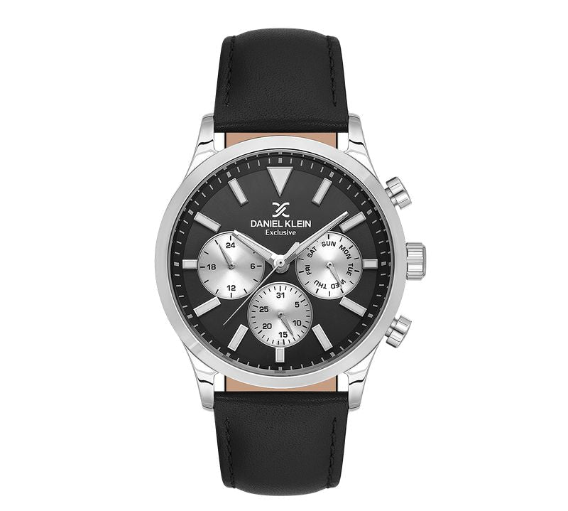 Daniel Klein Exclusive Black Dial Multifunction Watch