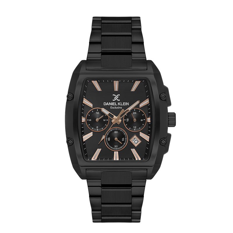 Daniel Klein Exclusive Black Dial Multifunction Watch