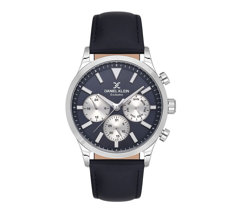Daniel Klein Exclusive Blue Dial Multifunction Watch