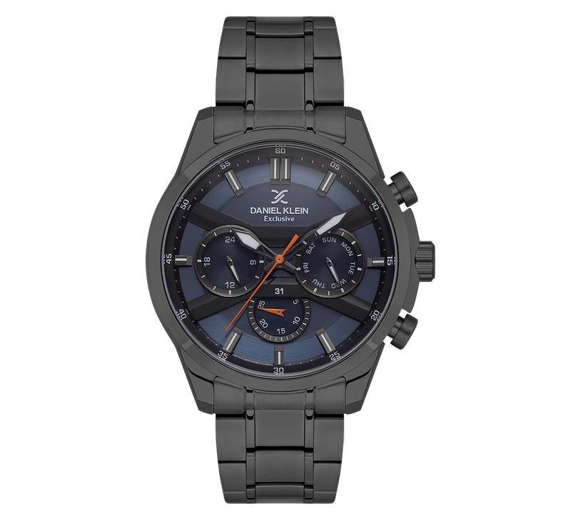 Daniel Klein Exclusive Blue Dial Multifunction Watch