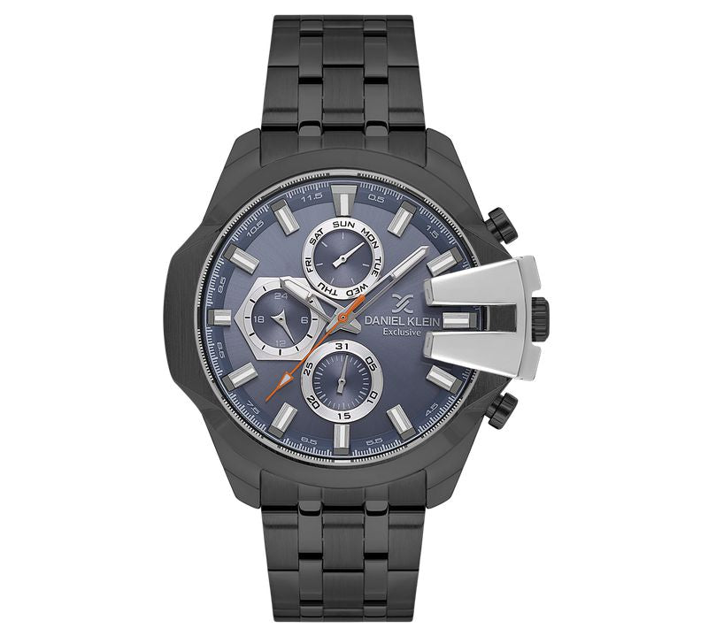Daniel Klein Exclusive Blue Dial Multifunction Watch