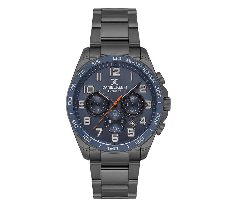 Daniel Klein Exclusive Blue Dial Multifunction Watch