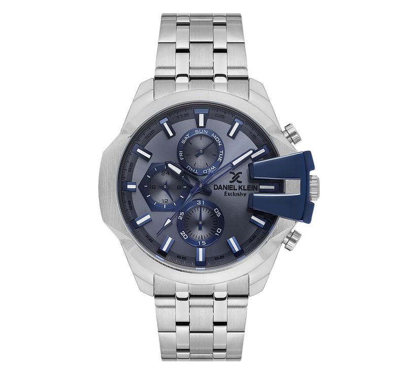 Daniel Klein Exclusive Blue Dial Multifunction Watch