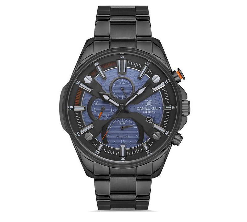 Daniel Klein Exclusive Blue Dial Multifunction Watch
