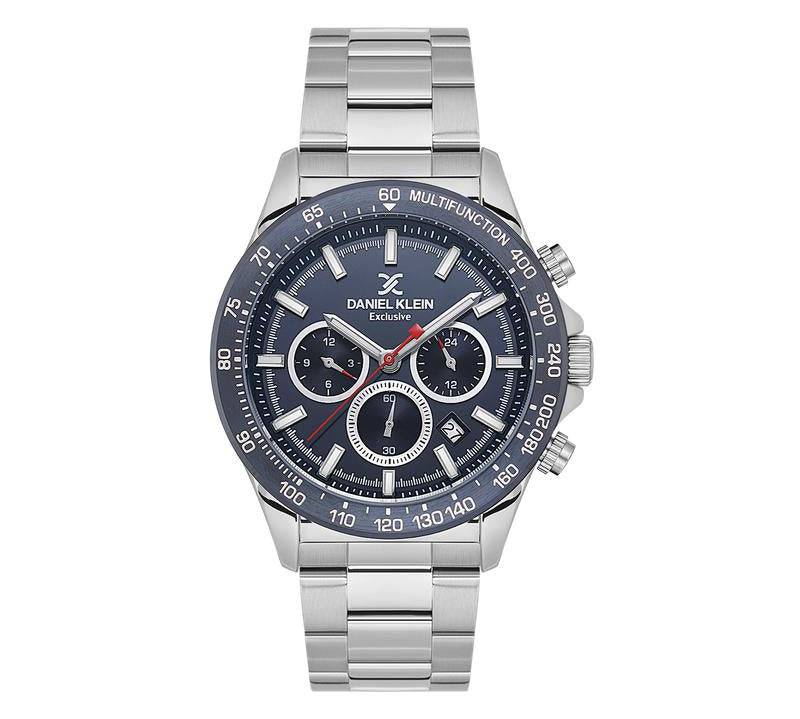 Daniel Klein Exclusive Blue Dial Multifunction Watch