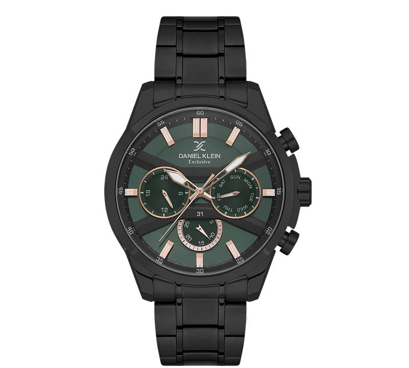 Daniel Klein Exclusive Green Dial Multifunction Watch