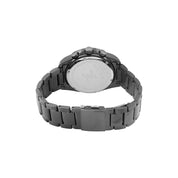 Back view of Daniel Klein men's quartz watch featuring a durable metallic strap and secure clasp closure.