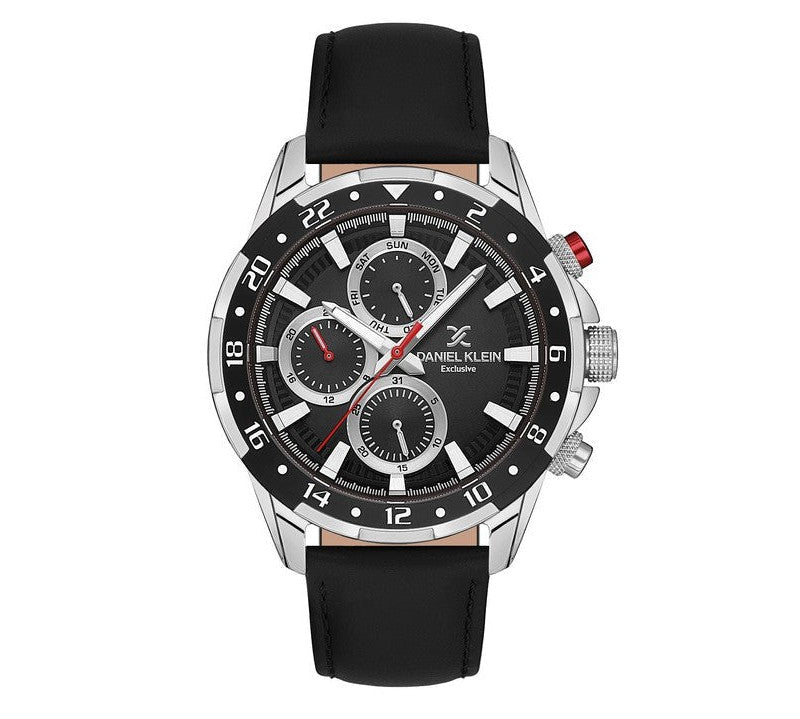 Daniel Klein Exclusive Multifunction Black Dial Watch