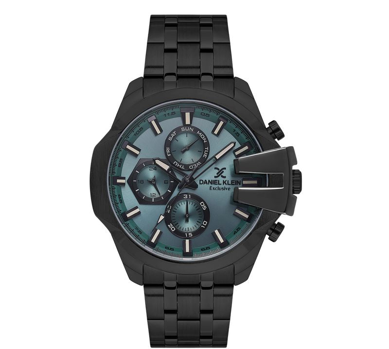 Daniel Klein Exclusive Turqouise Dial Multifunction Watch