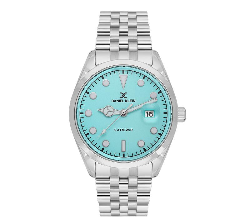 Daniel Klein Exclusive Turquoise Dial 3 Hands-Date Watch
