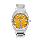 Daniel Klein Exclusive Yellow Dial 3 Hands Watch