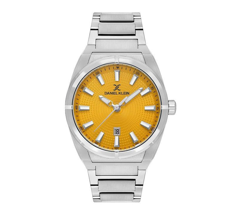 Daniel Klein Exclusive Yellow Dial 3 Hands Watch