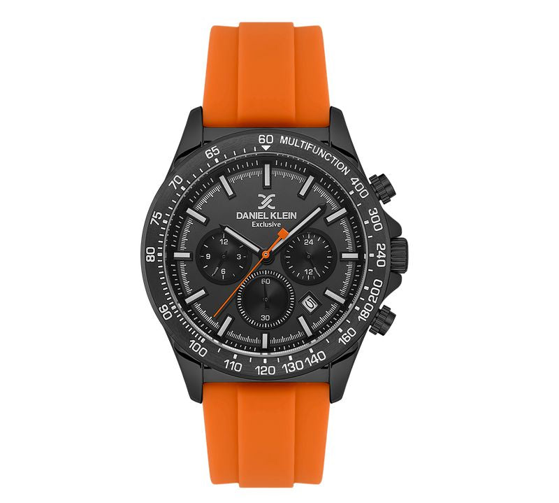 Daniel Klein Gents Black Dial Multifunction Watch