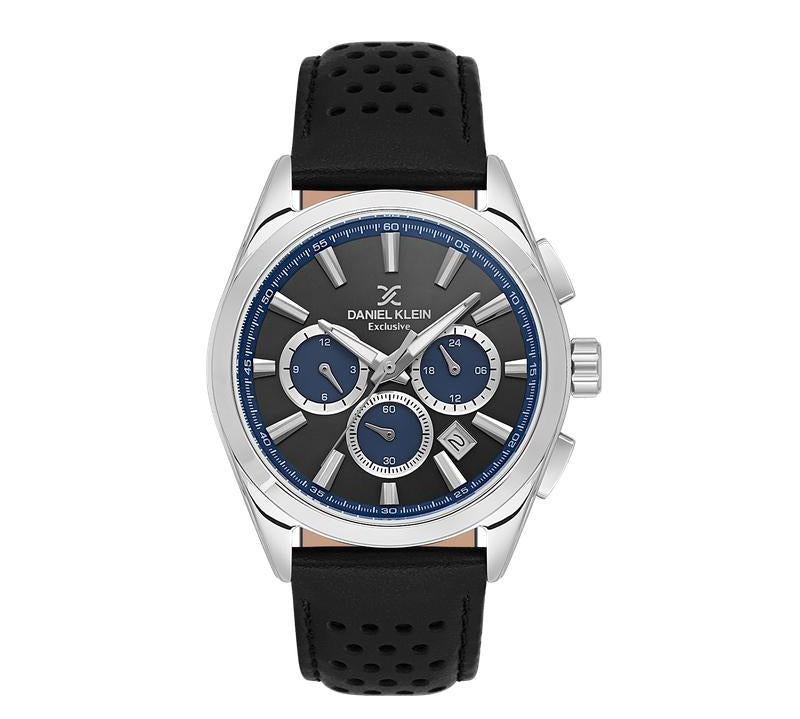 Daniel Klein Gents Black Dial Multifunction Watch
