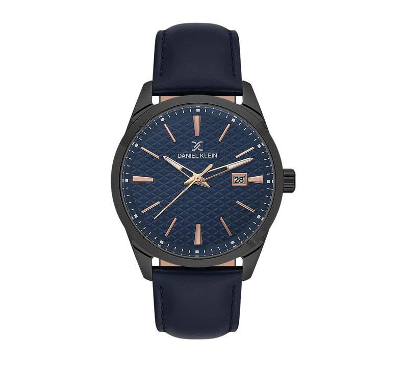 Daniel Klein Gents Blue Dial 3 Hands Watch