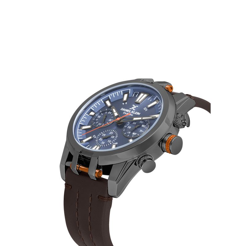 Daniel Klein Gents Blue Dial Multifunction Watch