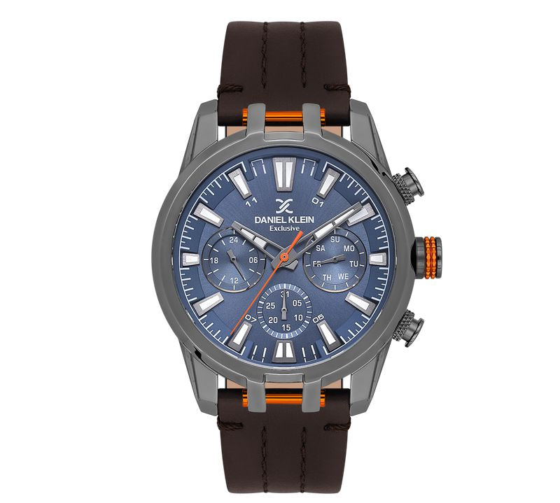 Daniel Klein Gents Blue Dial Multifunction Watch