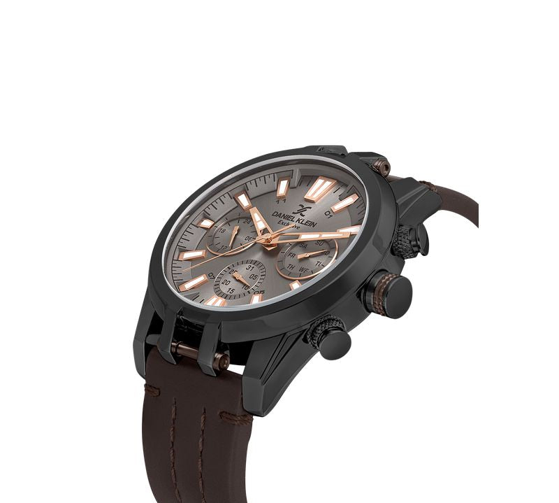 Daniel Klein Gents Champagne Dial Multifunction Watch