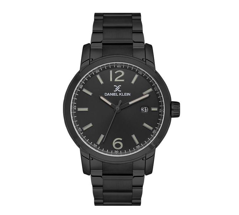 Daniel Klein IP Black Dial 3 Hands Watch