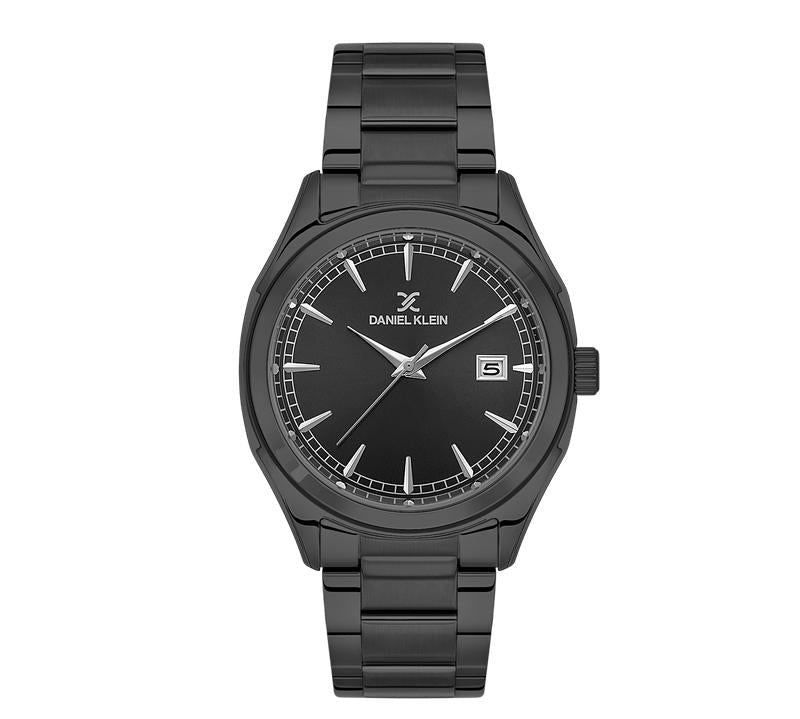Daniel Klein IP Black Dial 3 Hands Watch