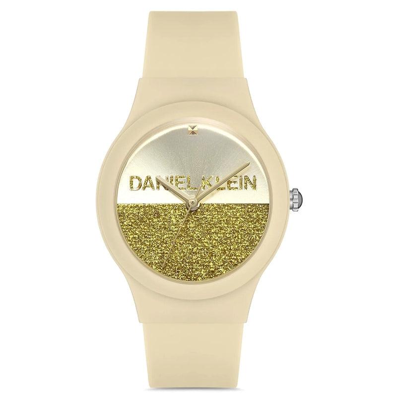 Daniel Klein Ladies Dkln Gold Dial Watch