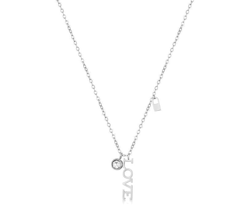 Daniel Klein Ladies Silver Necklace