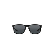 Daniel Klein Men's Matte Black Square Polarized Sunglasses – Smoke Grey Lenses