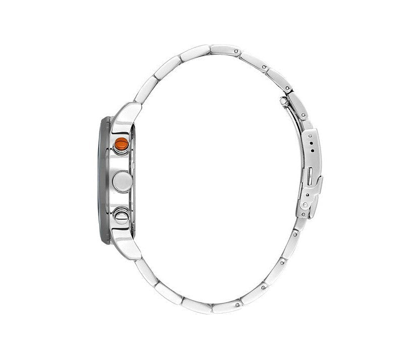 Daniel Klein Multifunction Stainless Steel Grey Dial Watch