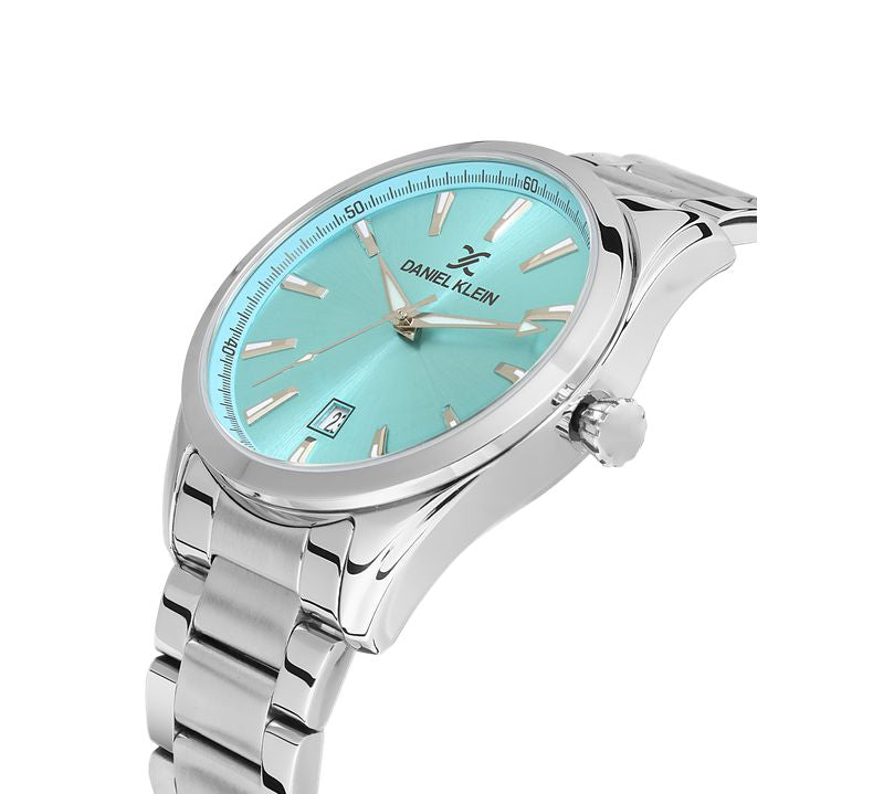 Daniel Klein Premium Blue Dial 3 Hands Date Watch