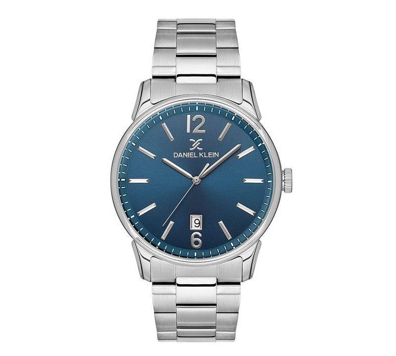 Daniel Klein Premium Blue Dial 3 Hands Date Watch