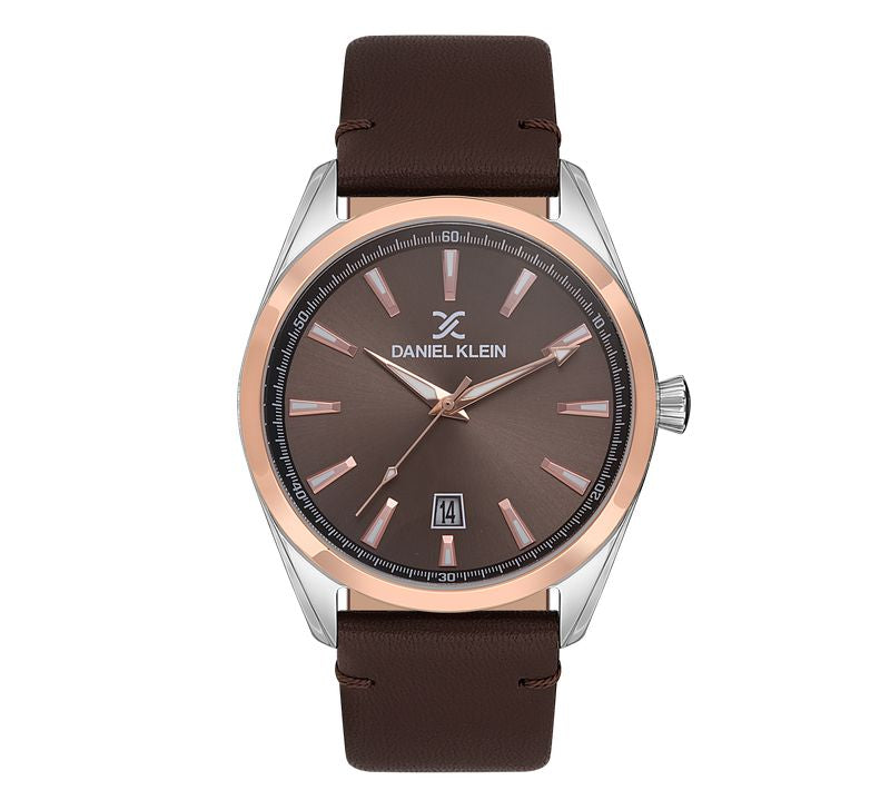 Daniel Klein Premium Brown Dial 3 Hands Watch