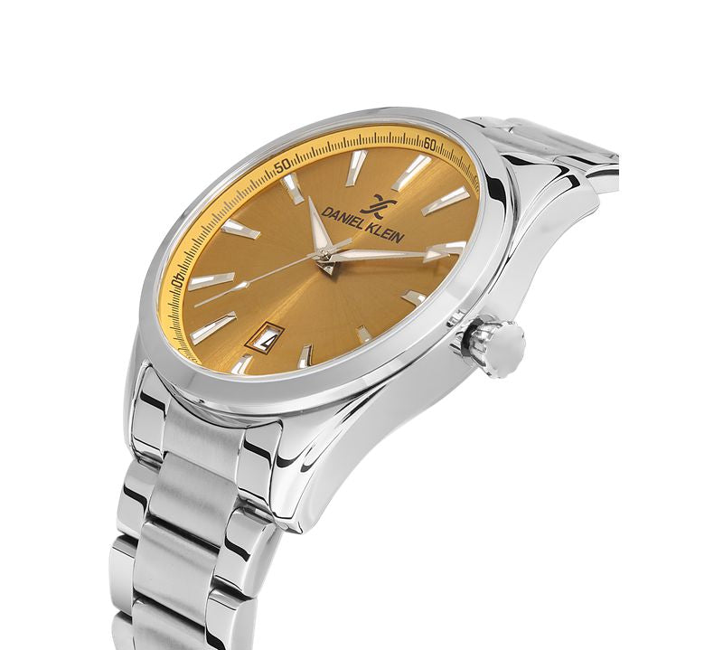 Daniel Klein Premium Champagne Dial 3 Hands Date Watch