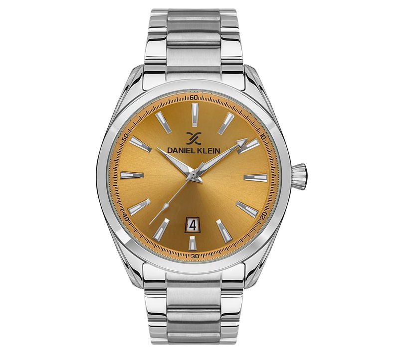 Daniel Klein Premium Champagne Dial 3 Hands Date Watch