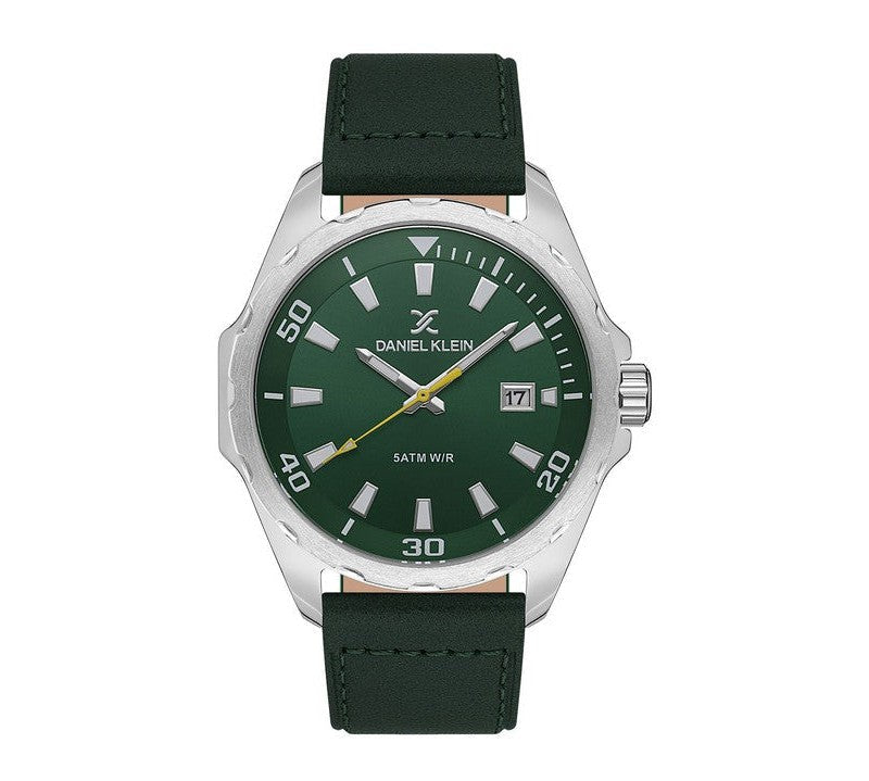 Daniel Klein Premium Green Dial 3 Hands Date Watch
