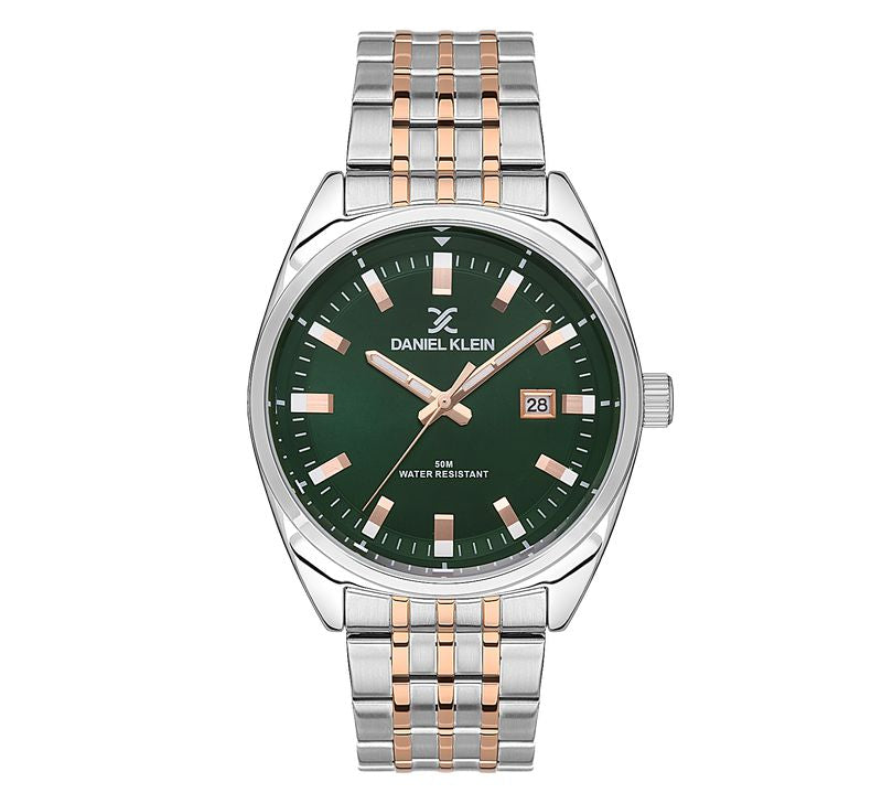 Daniel Klein Premium Green Dial 3 Hands Date Watch