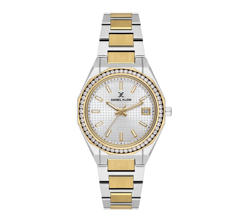 Daniel Klein Premium Silver Dial 3 Hands Watch