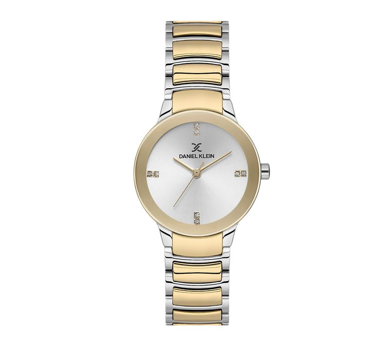 Daniel Klein Premium Silver Dial 3 Hands Watch
