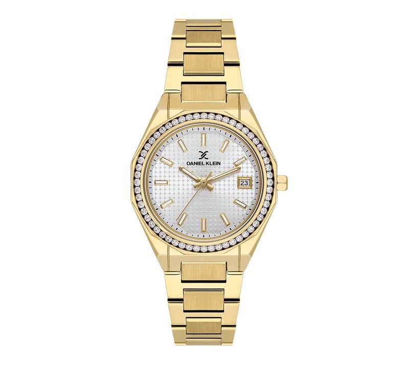 Daniel Klein Premium Silver Dial 3 Hands Watch