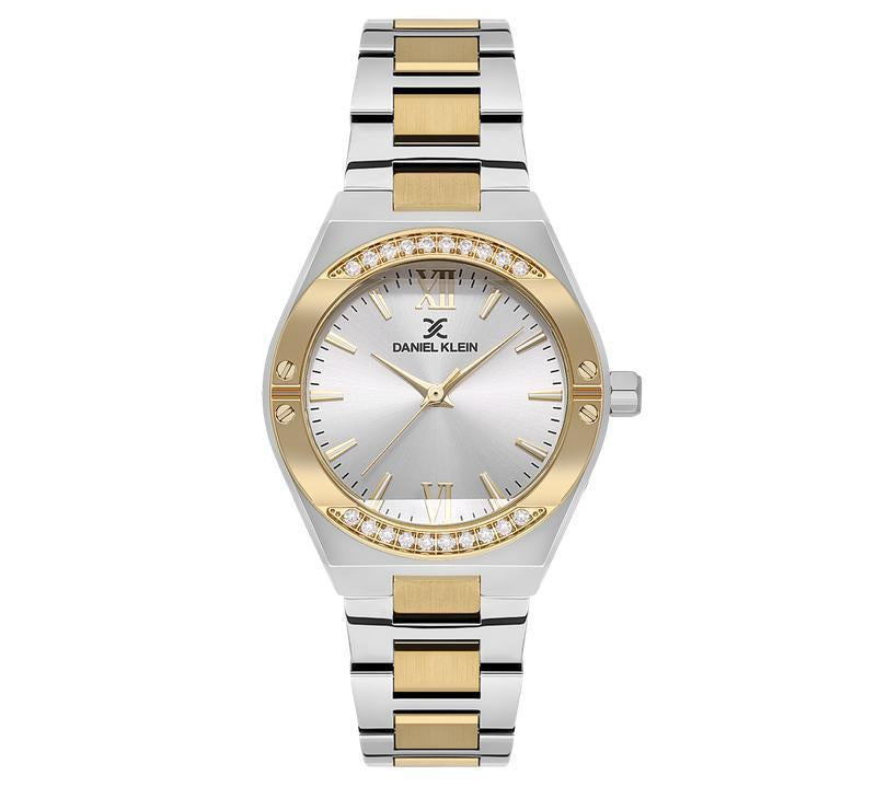 Daniel Klein Premium Silver Dial Analogue Watch