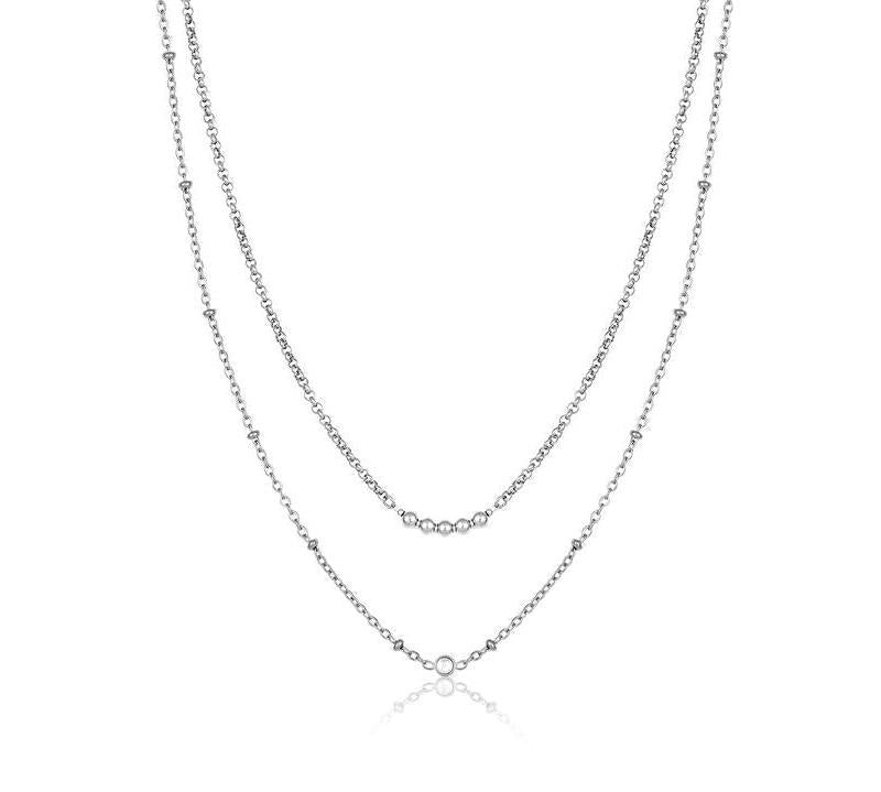 Daniel Klein Ladies Silver Necklace