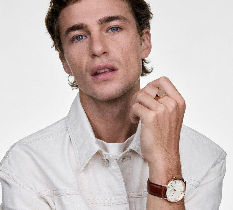 Daniel Wellington Classic Day Display St Mawes Rose Gold Champagne