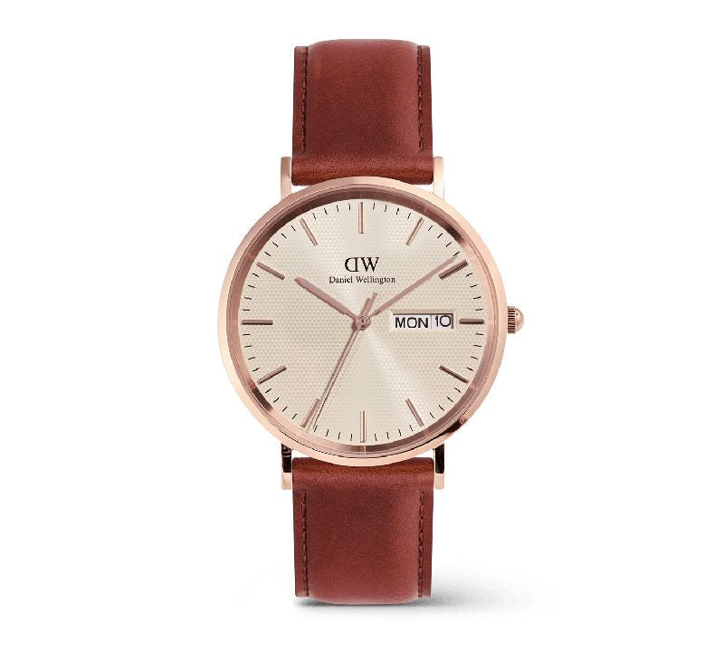 Daniel Wellington Classic Day Display St Mawes Rose Gold Champagne