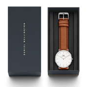 Daniel Wellington Classic Durham Silver Eggshell White 40mm Watch