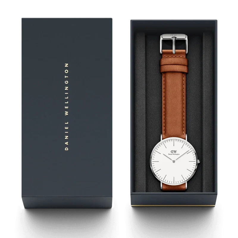Daniel Wellington Classic Durham Silver Eggshell White 40mm Watch