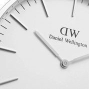 Daniel Wellington Classic Durham Silver Eggshell White 40mm Watch