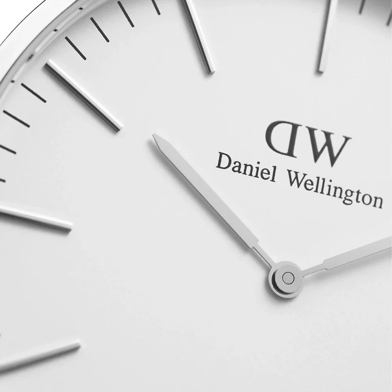 Daniel Wellington Classic Durham Silver Eggshell White 40mm Watch