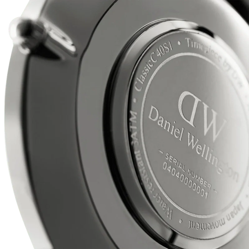 Daniel Wellington Classic Durham Silver Eggshell White 40mm Watch