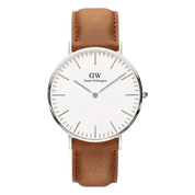 Daniel Wellington Classic Durham Silver Eggshell White 40mm Watch